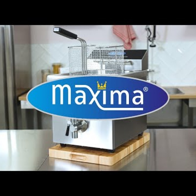 Deep Fryer - 8L - 1 Basket - Induction - with Drain Tap Deep Fryer - 8L - 1 Basket - Induction - with Drain Tap