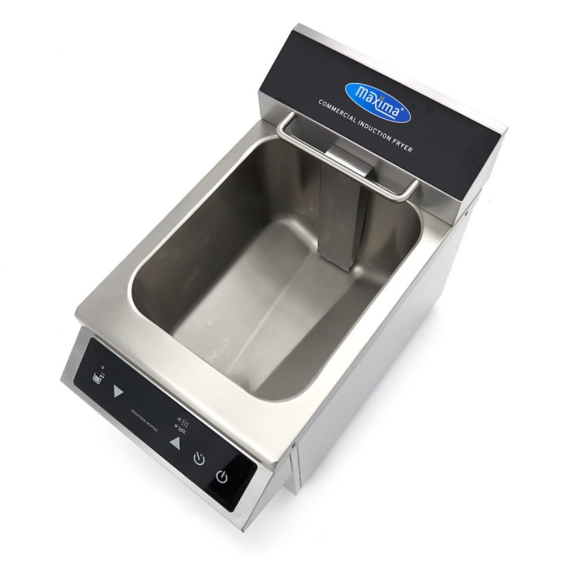 Deep Fryer - 8L - 1 Basket - Induction - with Drain Tap Deep Fryer - 8L - 1 Basket - Induction - with Drain Tap