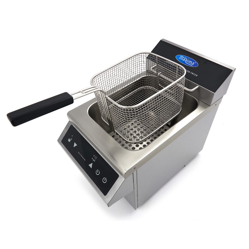 Deep Fryer - 8L - 1 Basket - Induction - with Drain Tap Deep Fryer - 8L - 1 Basket - Induction - with Drain Tap