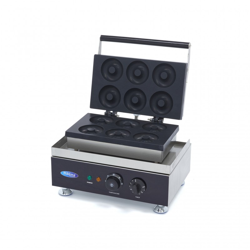 Donut Maker - 6 Donuts - Ø8cm - with Built-in Timer Donut Maker - 6 Donuts - Ø8cm - with Built-in Timer