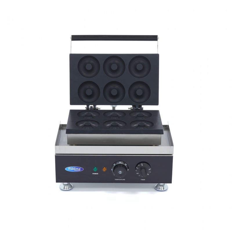 Donut Maker - 6 Donuts - Ø8cm - with Built-in Timer Donut Maker - 6 Donuts - Ø8cm - with Built-in Timer