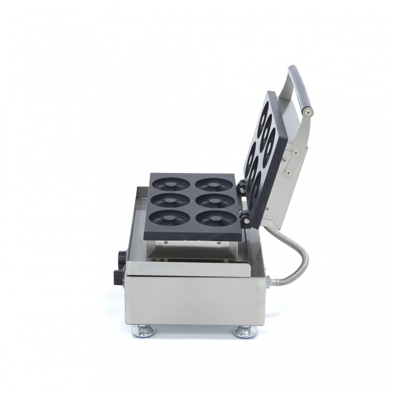 Donut Maker - 6 Donuts - Ø8cm - with Built-in Timer Donut Maker - 6 Donuts - Ø8cm - with Built-in Timer