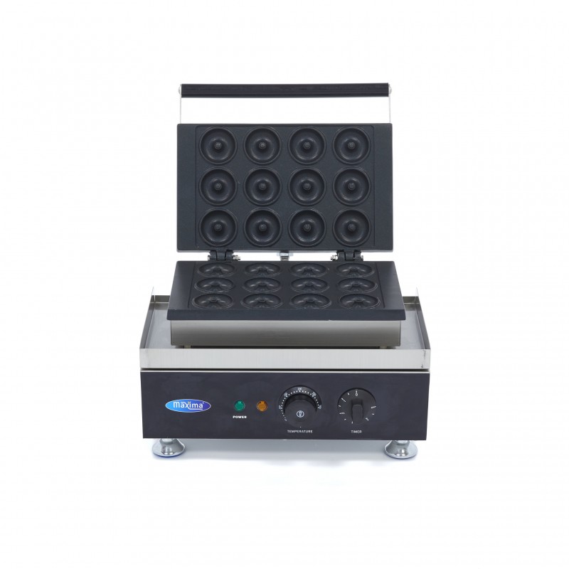 Donut Maker - 12 Mini Donuts - Ø5cm - with Built-in Timer Donut Maker - 12 Mini Donuts - Ø5cm - with Built-in Timer