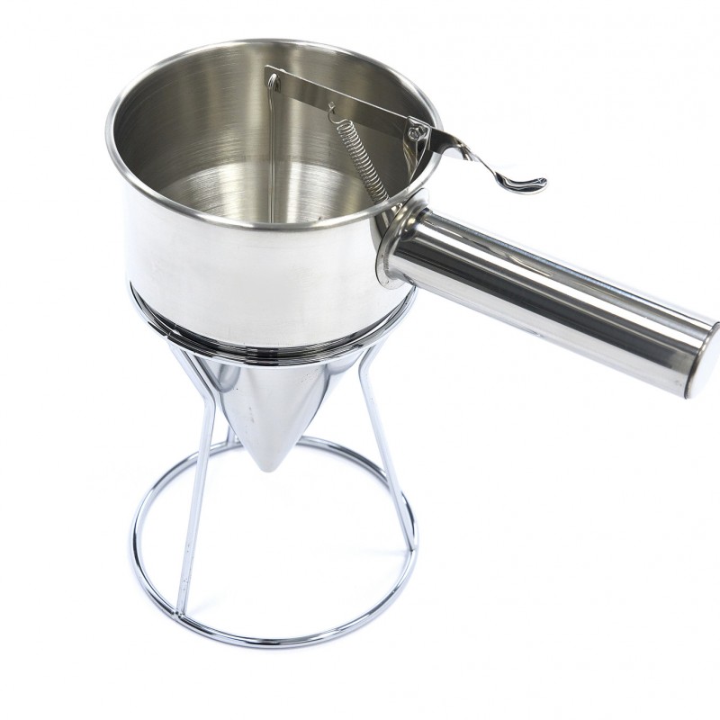 Batter Dispenser - 1,3L - Stainless Steel - incl Dosing Butt