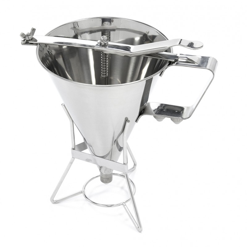 Batter Dispenser - 1,6L - Stainless Steel - Incl Dosing Butt Batter Dispenser - 1,6L - Stainless Steel - Incl Dosing Butt