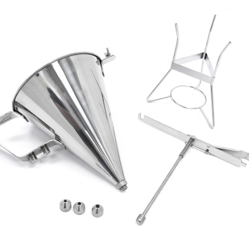 Batter Dispenser - 1,6L - Stainless Steel - Incl Dosing Butt Batter Dispenser - 1,6L - Stainless Steel - Incl Dosing Butt