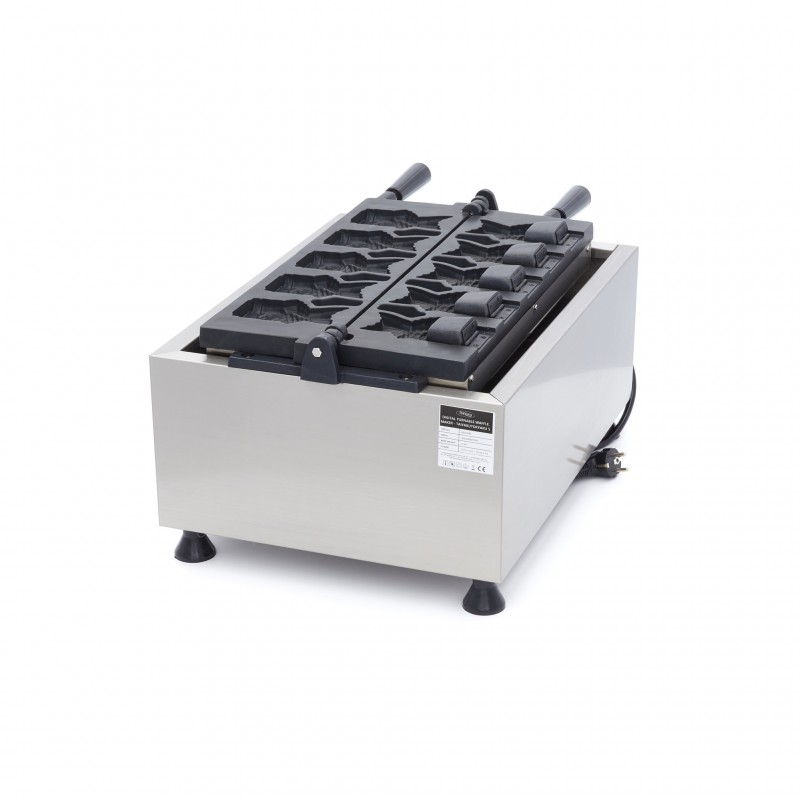 Waffle Maker - 5 Taiyaki / Fish Shapes - Rotatable - Digital Waffle Maker - 5 Taiyaki / Fish Shapes - Rotatable - Digital
