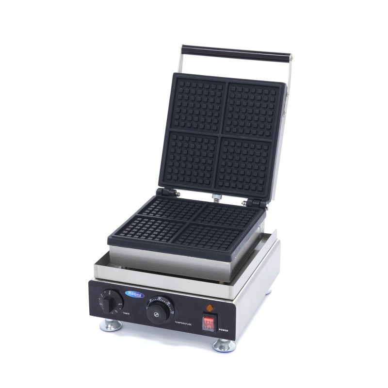 Waffle Maker - 4 Waffles - Mini Squares Waffle Maker - 4 Waffles - Mini Squares