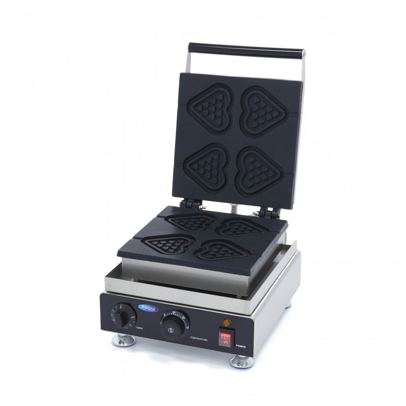 Waffle Maker - 4 Pieces - Hearts on Sticks Waffle Maker - 4 Pieces - Hearts on Sticks
