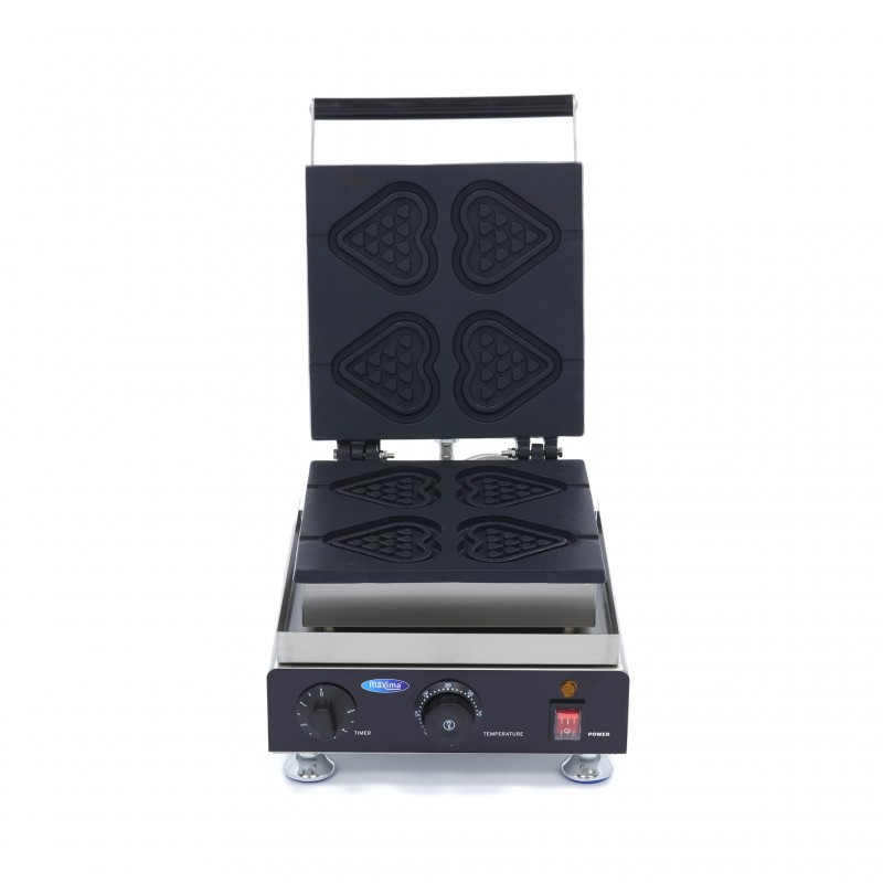 Waffle Maker - 4 Pieces - Hearts on Sticks Waffle Maker - 4 Pieces - Hearts on Sticks