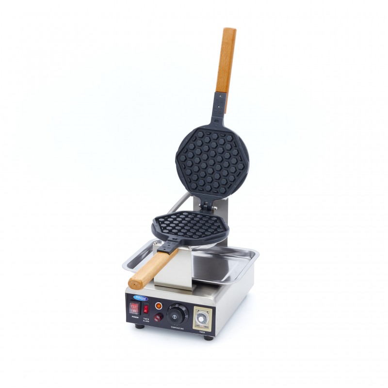 Waffle Maker - 1 Waffle - Round Honeycomb Pattern Waffle Maker - 1 Waffle - Round Honeycomb Pattern
