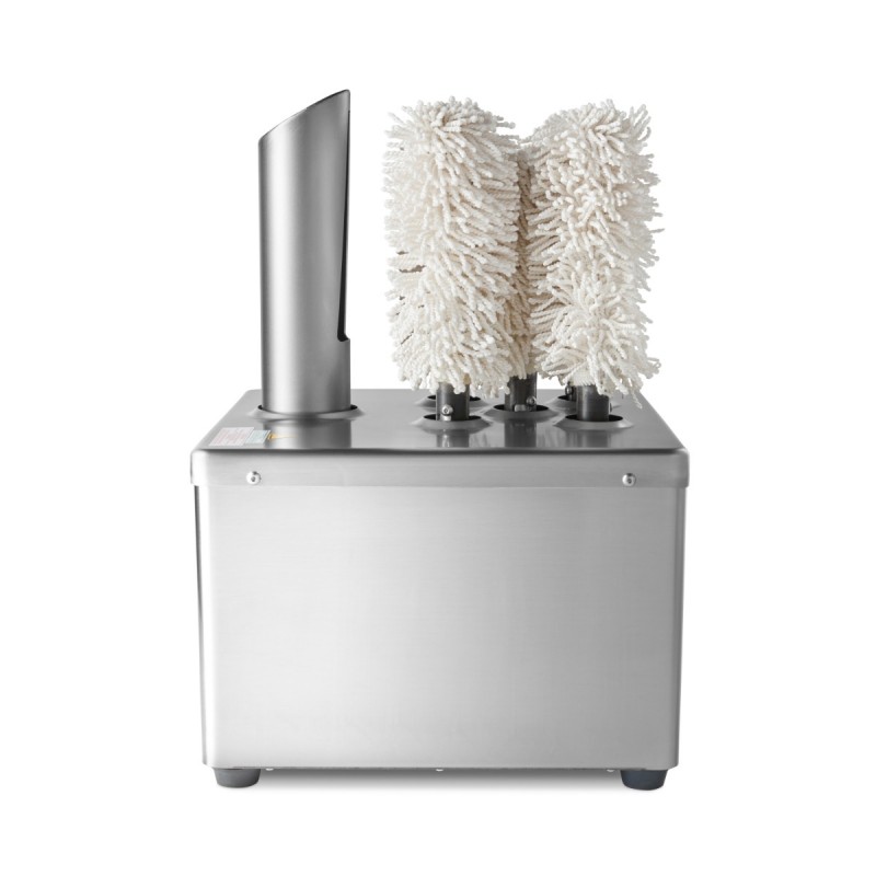 Glass Polisher - 5 Brushes - 300 Glasses/Hour Glass Polisher - 5 Brushes - 300 Glasses/Hour