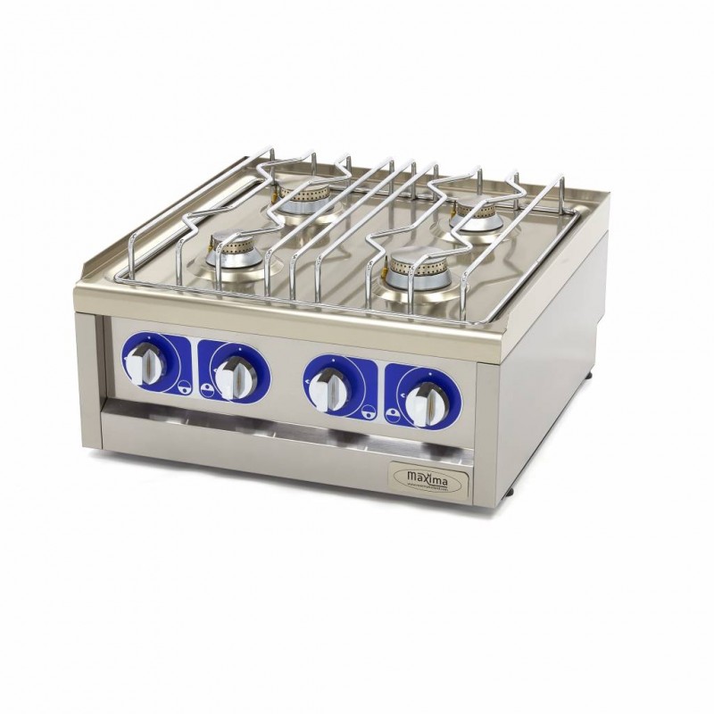 Commercial Grade Cooker - 4 Burners - Double Unit - 60cm Dee Commercial Grade Cooker - 4 Burners - Double Unit - 60cm Dee