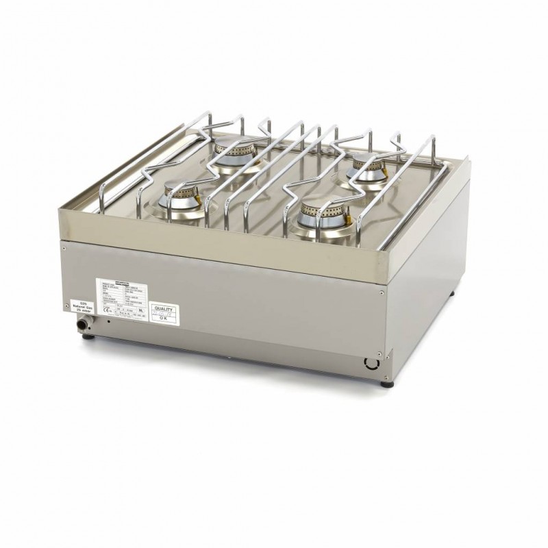 Commercial Grade Cooker - 4 Burners - Double Unit - 60cm Dee Commercial Grade Cooker - 4 Burners - Double Unit - 60cm Dee