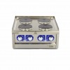 Commercial Grade Cooker - 4 Burners - Double Unit - 60cm Dee Commercial Grade Cooker - 4 Burners - Double Unit - 60cm Dee