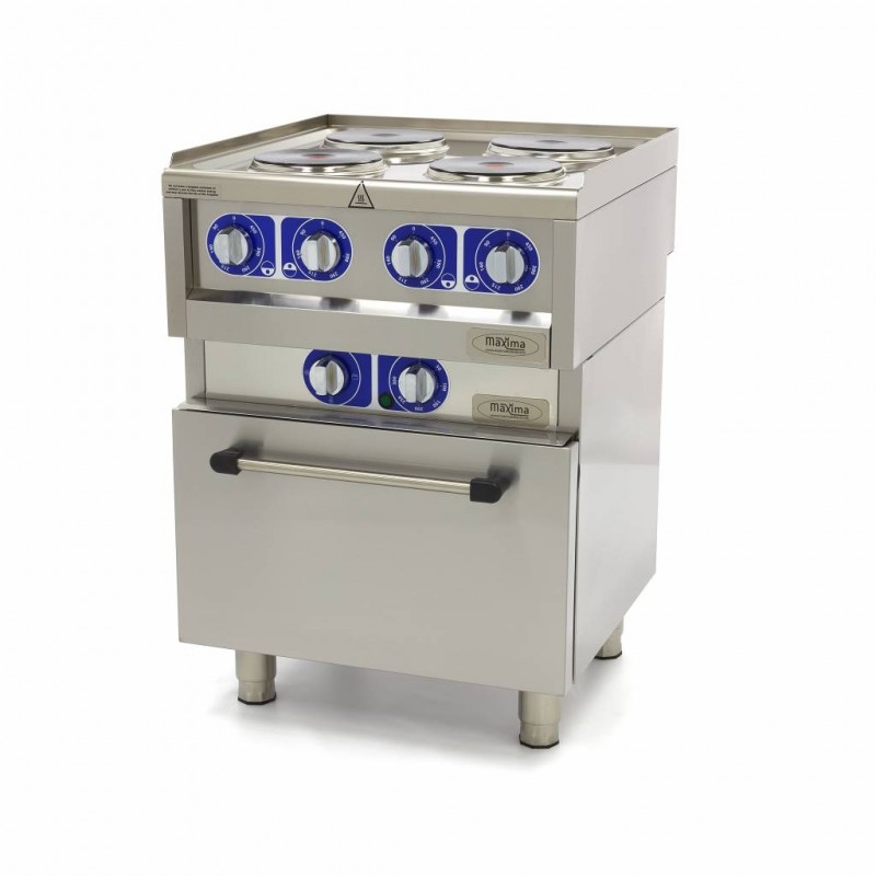 Commercial Grade Stove - 4 Burners - Electric - Double Unit Commercial Grade Stove - 4 Burners - Electric - Double Unit