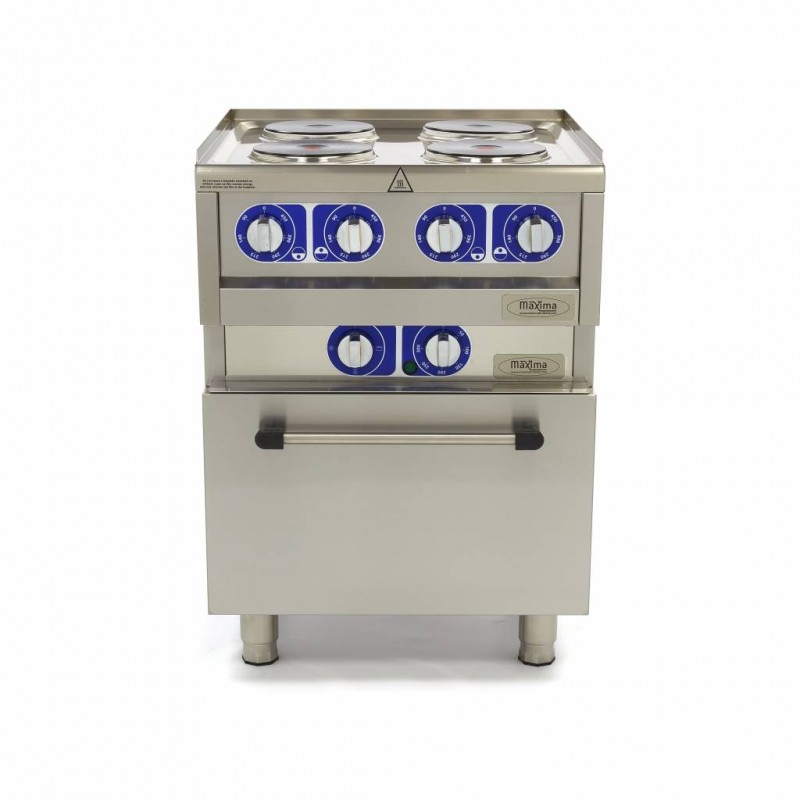 Commercial Grade Stove - 4 Burners - Electric - Double Unit Commercial Grade Stove - 4 Burners - Electric - Double Unit