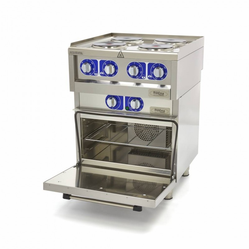 Commercial Grade Stove - 4 Burners - Electric - Double Unit Commercial Grade Stove - 4 Burners - Electric - Double Unit