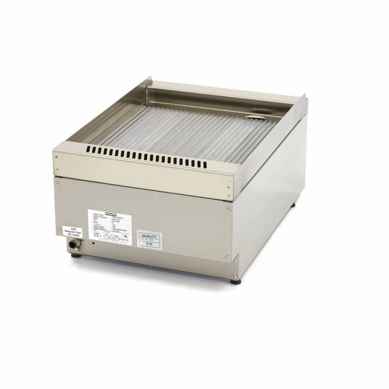 Commercial Grade Griddle - Grooved - Single Unit - 60cm Deep Commercial Grade Griddle - Grooved - Single Unit - 60cm Deep