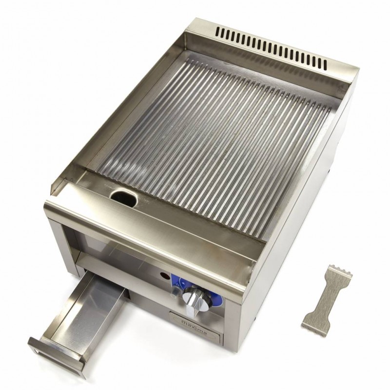 Commercial Grade Griddle - Grooved - Single Unit - 60cm Deep Commercial Grade Griddle - Grooved - Single Unit - 60cm Deep