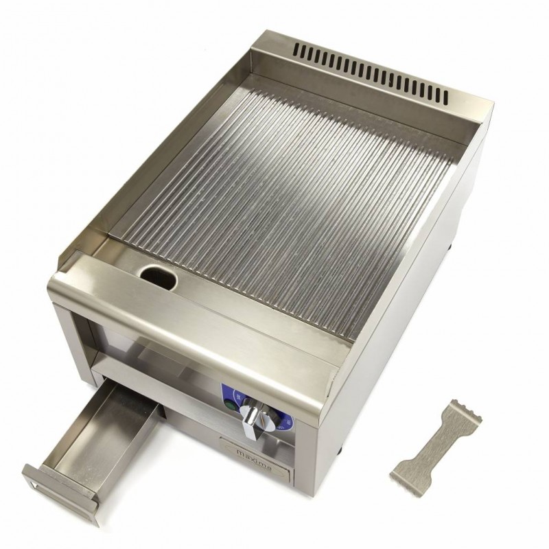 Commercial Grade Griddle - Grooved - Single Unit - 60cm Deep Commercial Grade Griddle - Grooved - Single Unit - 60cm Deep