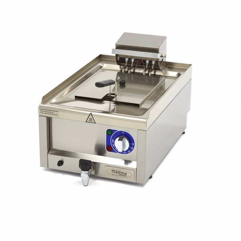 Deep Fryer - 10L - 1 Basket - with Drain Tap - 400V Deep Fryer - 10L - 1 Basket - with Drain Tap - 400V