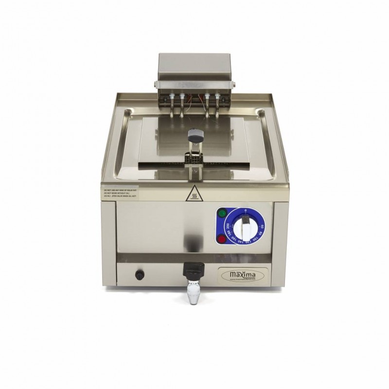 Deep Fryer - 10L - 1 Basket - with Drain Tap - 400V Deep Fryer - 10L - 1 Basket - with Drain Tap - 400V