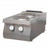 Heavy Duty Cooker - 2 Burners - Single Unit - 70cm Deep - El Heavy Duty Cooker - 2 Burners - Single Unit - 70cm Deep - El
