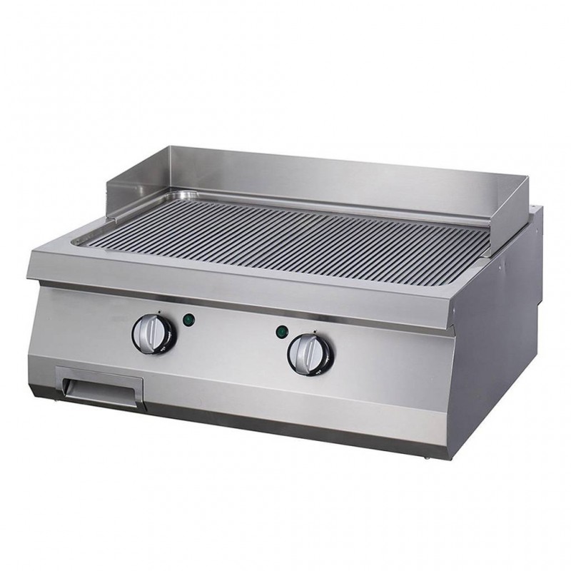 Heavy Duty Griddle - Grooved - Double Unit - 70cm Deep - Ele Heavy Duty Griddle - Grooved - Double Unit - 70cm Deep - Ele