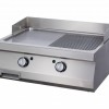 Heavy Duty Griddle - Half Grooved Chrome - Double Unit - 70c Heavy Duty Griddle - Half Grooved Chrome - Double Unit - 70c