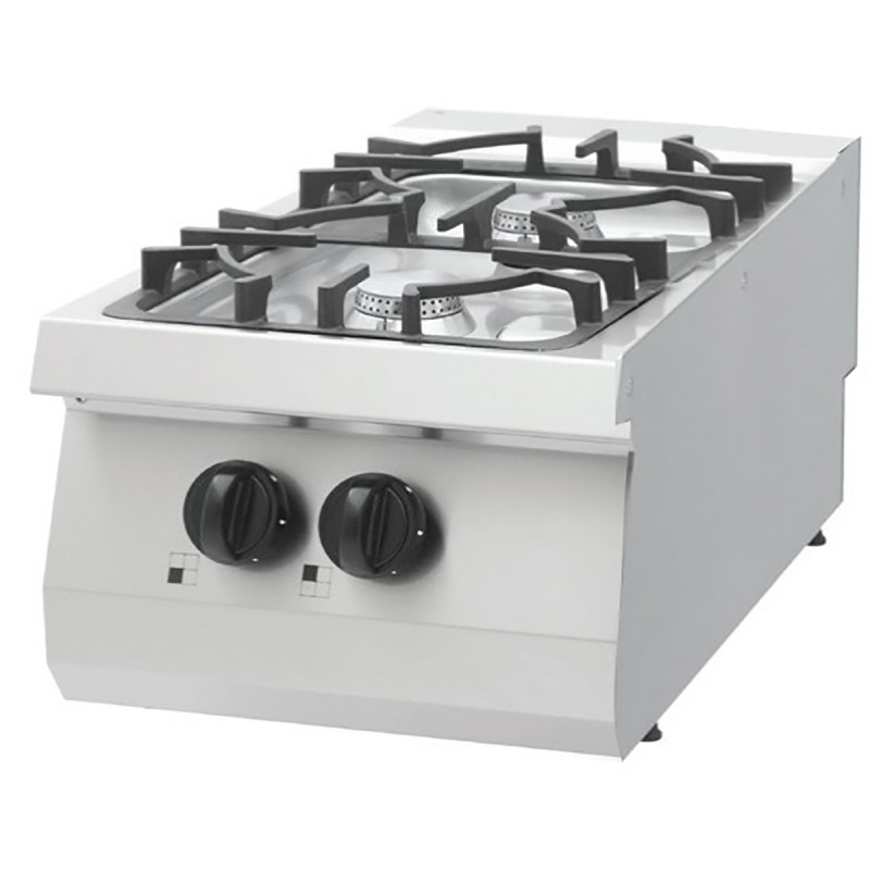 Heavy Duty Cooker - 2 Burners - Single Unit - 70cm Deep - Ga Heavy Duty Cooker - 2 Burners - Single Unit - 70cm Deep - Ga