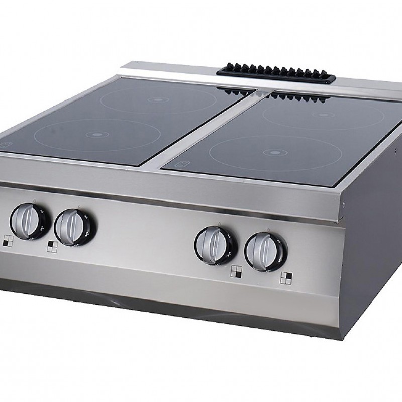 Heavy Duty Infrared Cooker - 4 Burners - Double Unit - 70cm Heavy Duty Infrared Cooker - 4 Burners - Double Unit - 70cm