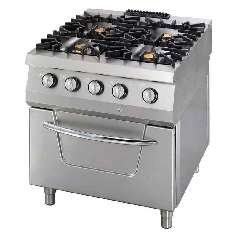 Premium Stove - 4 Burners - Double Unit - 90cm Deep - Gas in Premium Stove - 4 Burners - Double Unit - 90cm Deep - Gas in