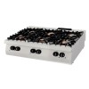 Premium Cooker - 6 Burners - Triple Unit - 90cm Deep - Gas Premium Cooker - 6 Burners - Triple Unit - 90cm Deep - Gas