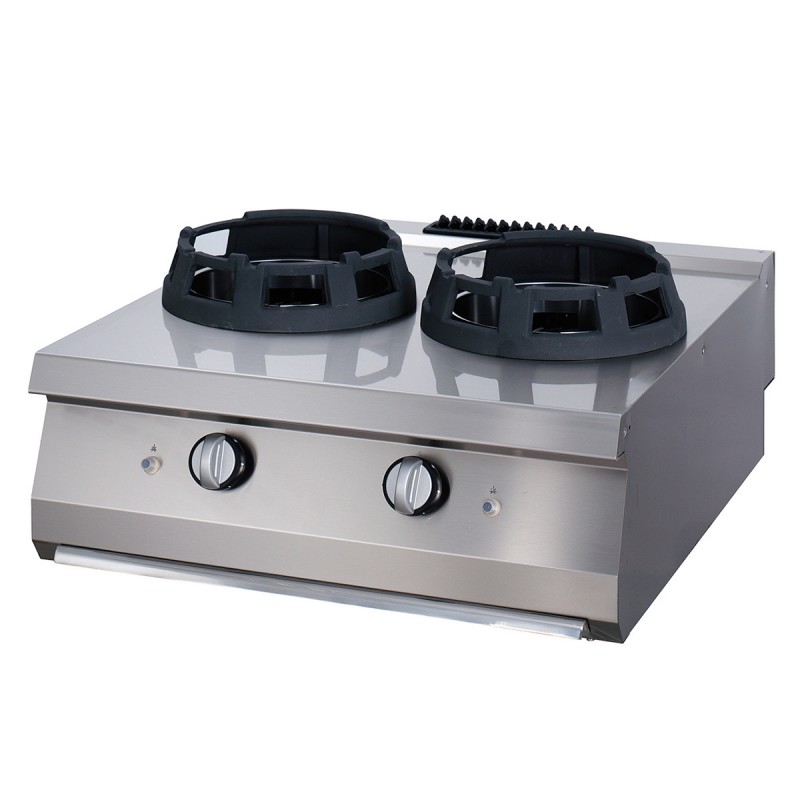 Premium Wok Cooker - 2 x 28,5 Cooking Rings - Double Unit - Premium Wok Cooker - 2 x 28,5 Cooking Rings - Double Unit -