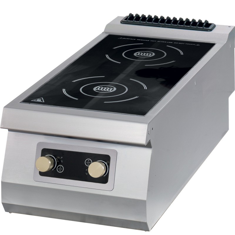 Premium Induction Cooker - 2 Burners - Single Unit - 90cm De Premium Induction Cooker - 2 Burners - Single Unit - 90cm De