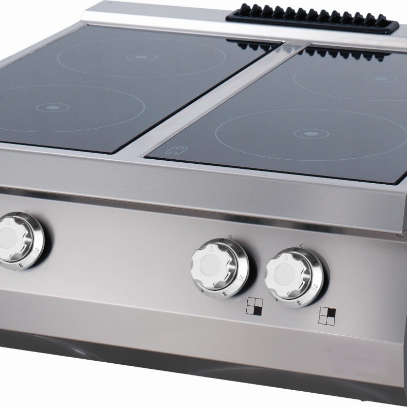 Premium Infrared Cooker - 4 Burners - Double Unit - 90cm Dee Premium Infrared Cooker - 4 Burners - Double Unit - 90cm Dee