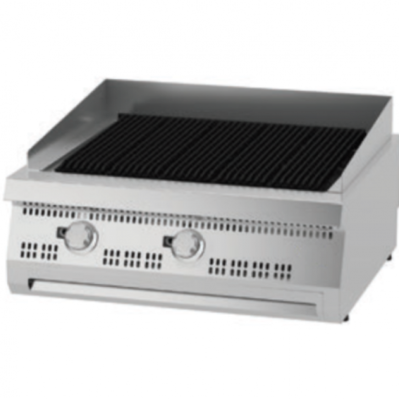 Premium Chargrill - 2 Zones - Double Unit - 90cm Deep - Gas Premium Chargrill - 2 Zones - Double Unit - 90cm Deep - Gas