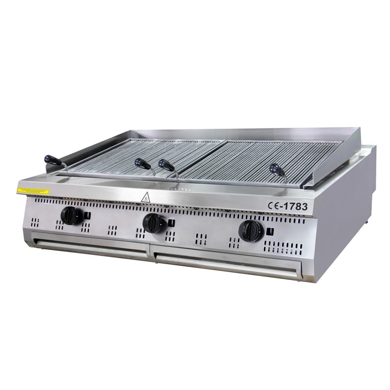 Premium Chargrill - 3 Zones - Triple Unit - 90cm Deep - Gas Premium Chargrill - 3 Zones - Triple Unit - 90cm Deep - Gas