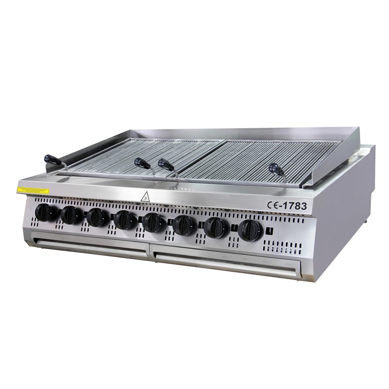 Premium Chargrill - 8 Zones - Triple Unit - 90cm Deep - Gas Premium Chargrill - 8 Zones - Triple Unit - 90cm Deep - Gas