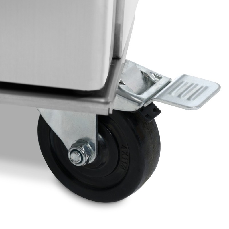 Fridge - 600L - 3 Adjustable Shelves (2/1 GN) - on Wheels - Fridge - 600L - 3 Adjustable Shelves (2/1 GN) - on Wheels -