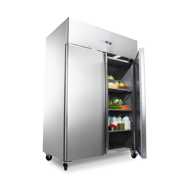 Fridge - 1200L - 6 Adjustable Shelves (2/1 GN) - on Wheels - Fridge - 1200L - 6 Adjustable Shelves (2/1 GN) - on Wheels -