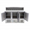 Pizza Prep Fridge - 137cm - 3 Doors - Fits 8 x 1/6 GN - incl Pizza Prep Fridge - 137cm - 3 Doors - Fits 8 x 1/6 GN - incl