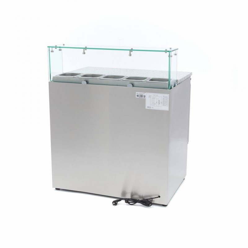 Pizza Prep Fridge - 90cm - 2 Doors - Fits 5 x 1/6 GN - incl Pizza Prep Fridge - 90cm - 2 Doors - Fits 5 x 1/6 GN - incl
