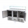 Pizza Prep Fridge - 137cm - 3 Doors - Fits 8 x 1/6 GN - incl Pizza Prep Fridge - 137cm - 3 Doors - Fits 8 x 1/6 GN - incl