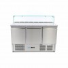 Pizza Prep Fridge - 137cm - 3 Doors - Fits 8 x 1/6 GN - incl Pizza Prep Fridge - 137cm - 3 Doors - Fits 8 x 1/6 GN - incl