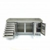 Pizza Prep Fridge - 202cm - 2 Doors - Fits 5 x 1/6 GN - 7 Dr Pizza Prep Fridge - 202cm - 2 Doors - Fits 5 x 1/6 GN - 7 Dr