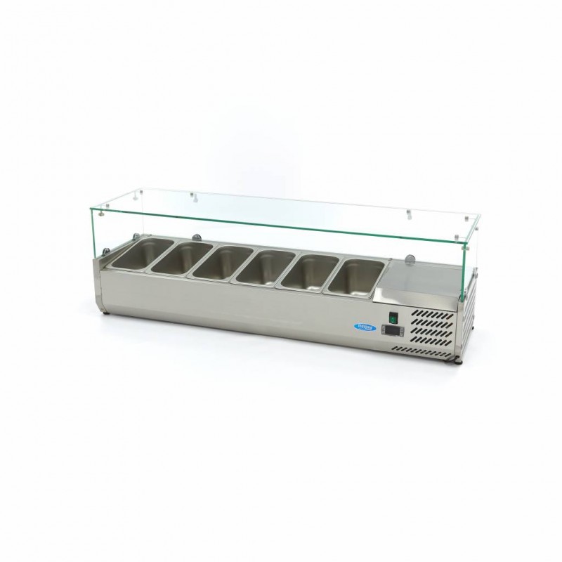 Countertop Prep Fridge - 140cm - Fits 6 x 1/3 GN Countertop Prep Fridge - 140cm - Fits 6 x 1/3 GN