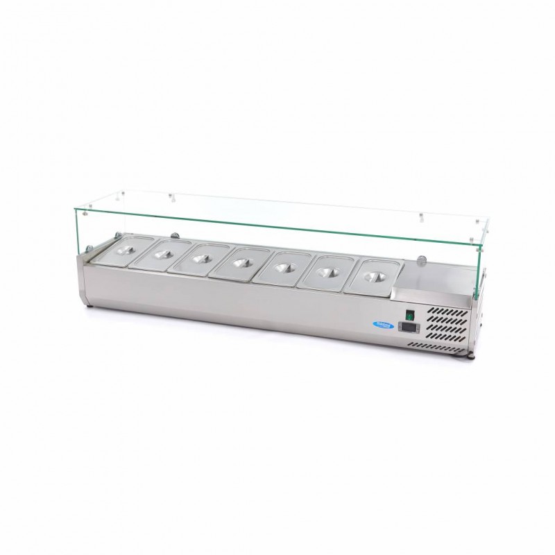Countertop Prep Fridge - 160cm - Fits 7 x 1/3 GN Countertop Prep Fridge - 160cm - Fits 7 x 1/3 GN