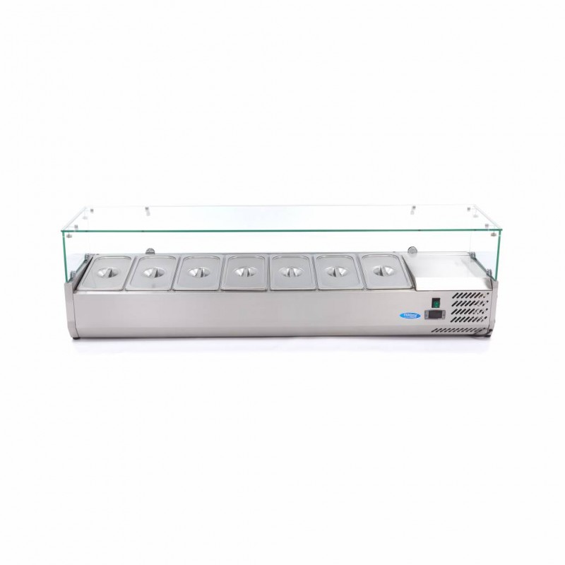 Countertop Prep Fridge - 160cm - Fits 7 x 1/3 GN Countertop Prep Fridge - 160cm - Fits 7 x 1/3 GN